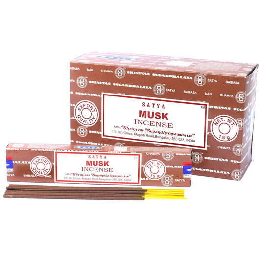 Musk Incense Sticks - Satya-0